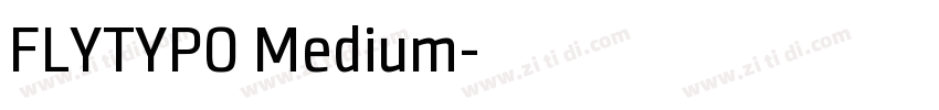FLYTYPO Medium字体转换